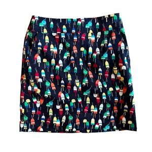 Talbots Nautical Buoy Print Skirt | Women’s 2P